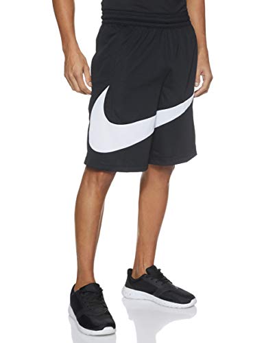 Nike PRO Dri-Fit Hbr Shorts, Pantaloni Uomo, Nero (Black/White), (Taglia Produttore: Medium)