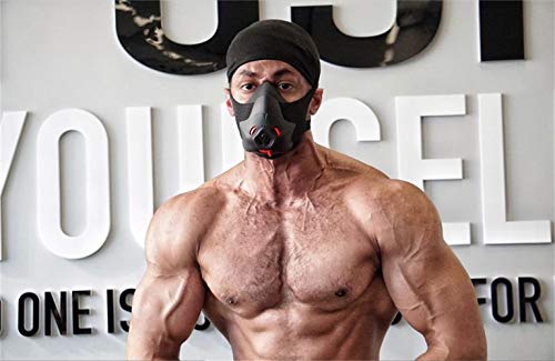Sport Workout Training Mask Hypoxic Breathing Resistance Mask Fitness Running Mask Endurance Mask Achieve High Altitude Elevation Effects with 3 Level Air Flow Regulator