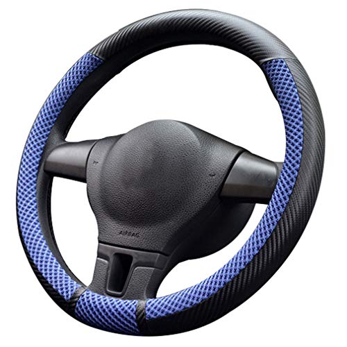 Pahajim Auto Coprivolanti Anti Scivolo e Assorbimento del Sudore Auto di Copertura Wrap Universale e Resistente Coprivolante Auto 38cm/15