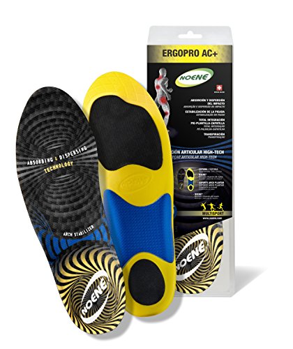 NOENE ErgoPro AC+, solette sportive di sostituzione, assorbimento e dissipare l'impatto, unisex, taglia 42