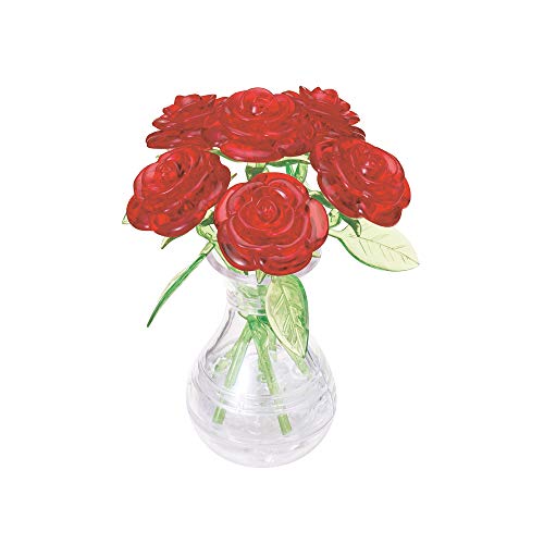 Verdes Crystal Puzzle 59171 - 3D Puzzle - Red Roses