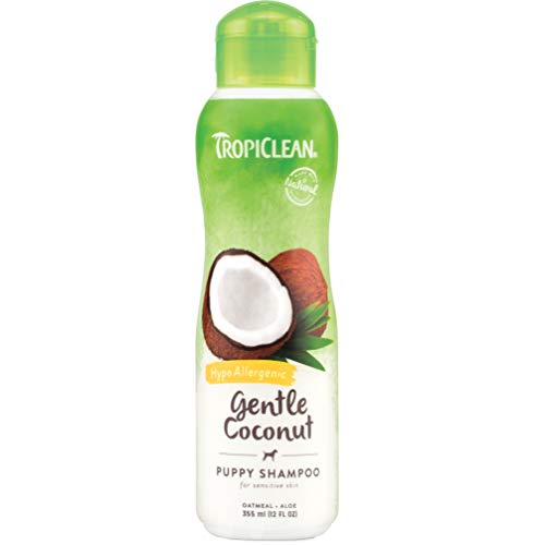 Tropiclean Shampoo di Cocco Delicato per Animali Domestici, 12 oz, Made in USA - ipoallergenico