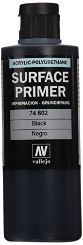 Vallejo Polyurethane - Primer Black 200ml - VAL74602