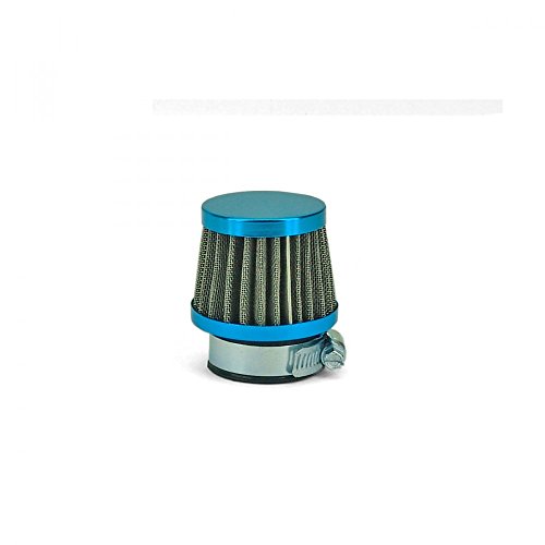 Filtro aria TNT tessuto blu acciaio, diritta, connettore 28/35 mm