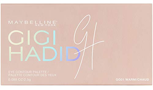 Maybelline New York Collezione Gigi Hadid East Coast Glam Look Palette Ombretti per Contouring Occhi in Edizione Limitata, Warm