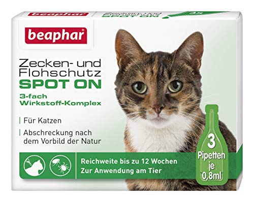 Beaphar Zecche- e pulci protezione Spot-On 3 x 0.8 ml