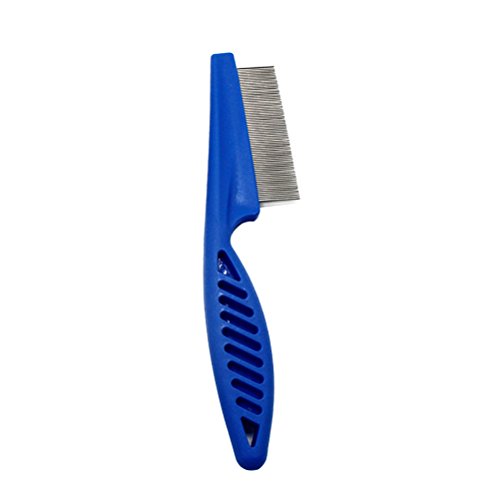 UEETEK Pettine anti pidocchi e anti lendini Pulizia degli attrezzi per capelli da spazzola (blu)