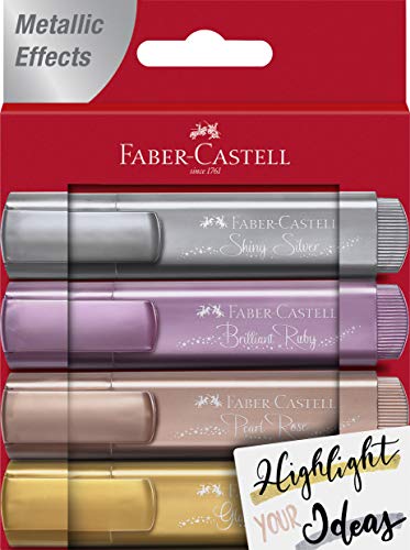 Faber-Castell 154640 Evidenziatore, Colore Metallic, 1,6 x 11,8 x 15,2 cm, FC154640