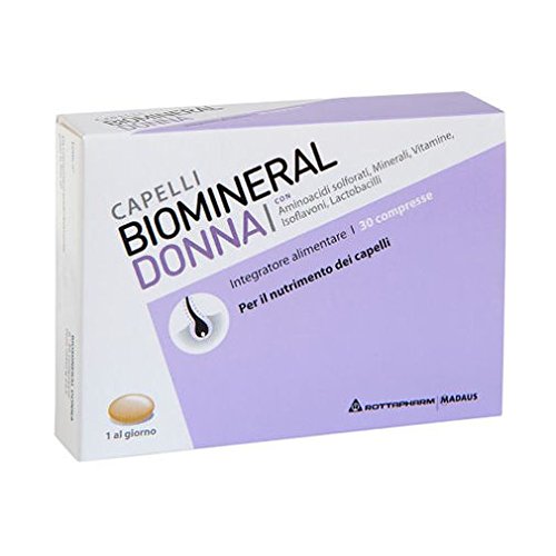 integratore alimentare per capelli deboli specifico per Donna Biomineral-D 30 compresse