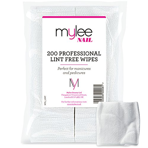 Mylee Lint Free Wipes Confezione da 200 Prep Clean Wipe NUOVE 100% salviettine per unghie che non lasciano residui