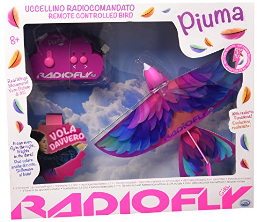 ODS 37970 - Radiofly Piuma: Uccellino Radiocomandato, 4 Funzioni