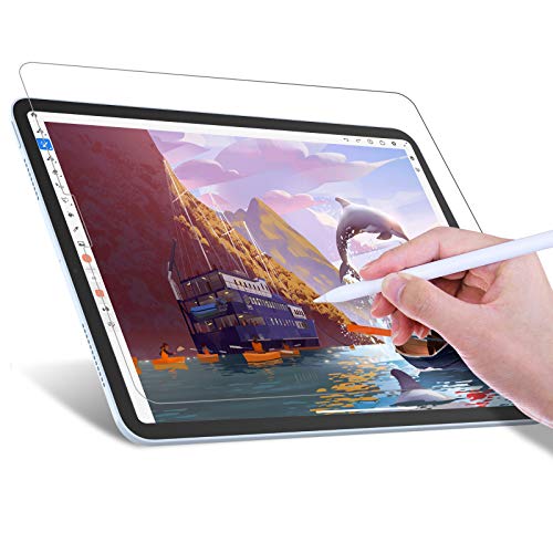 JETech Effetto Carta Pellicola Protettiva Compatibile con iPad Air 4 10,9 Pollici, iPad Pro 11 Pollici (Modello 2020 e 2018), Antiriflesso, Pellicola di Carta PET Opaca per Disegno