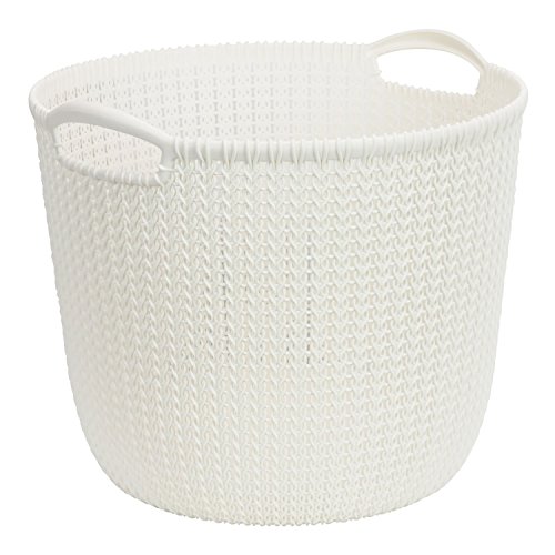 Curver Knit Cesta Tonda L - 30 Lt - 40X38X33H Bianco