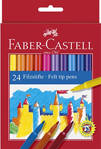 Faber Castell 949288 Astuccio, Confezione da 24 Pennarelli