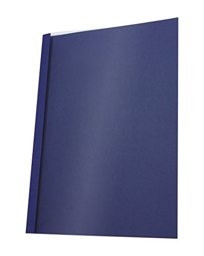 Pavo - Copertine per rilegatura a caldo, formato A4, larghezza dorso 4 mm per 31-40 fogli, 25 pz, colore: Blu