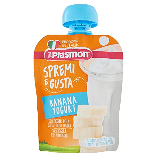 Plasmon Spremi e Gusta Dessert - Banana Yogurt, 24 Pezzi - 510 gr