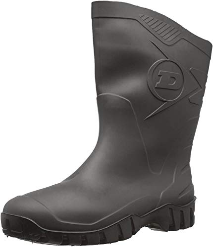 Dunlop Protective Footwear Dunlop Dee, Stivali di gomma da lavoro Unisex-Adulto, Nero (Black 002), 39 EU