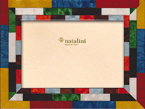 Natalini Mira Rosso\b\g, Cornice per Foto, in Legno/Vetro,, Legno,, 20x15x1,5 cm, multicolore