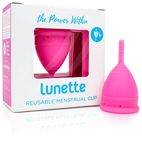 Coppetta mestruale riutilizzabile Lunette - Rosa - Modello 1 per flussi mestruali leggeri - Edizione Speciale 1