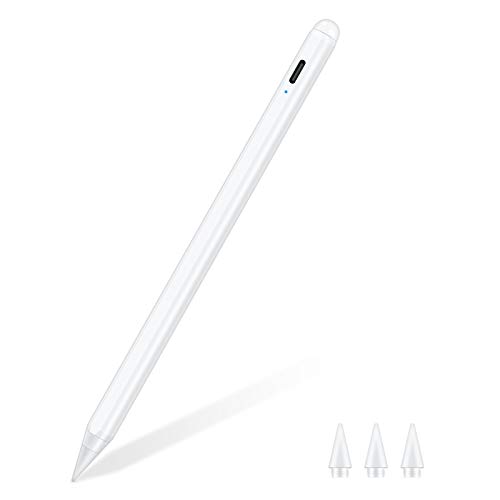 VEEAPE Penna stilo per iPad, Palm Rejection, penna elettronica ad alta precisione con funzione di rilevamento dell'inclinazione per iPad 6, iPad Mini 5, iPad Air 3, iPad Pro, compatibile dal 2018