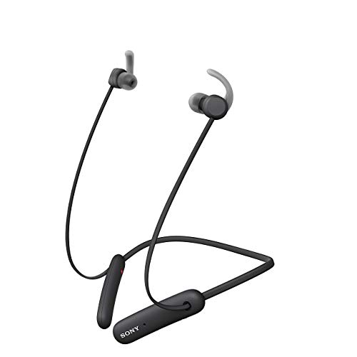 Sony WISP510B.CE7 - Cuffie Sportive Bluetooth senza fili, in ear, con microfono integrato, waterproof (IPX5) e autonomia fino a 15 ore (Nero)