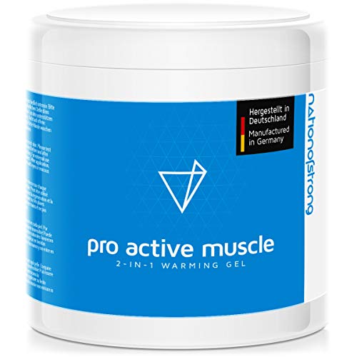 Pro Active Muscle - 500ml gel riscaldante con efetto antiinflammatorio e antidolorifico - promuove la circolazione sanguigna