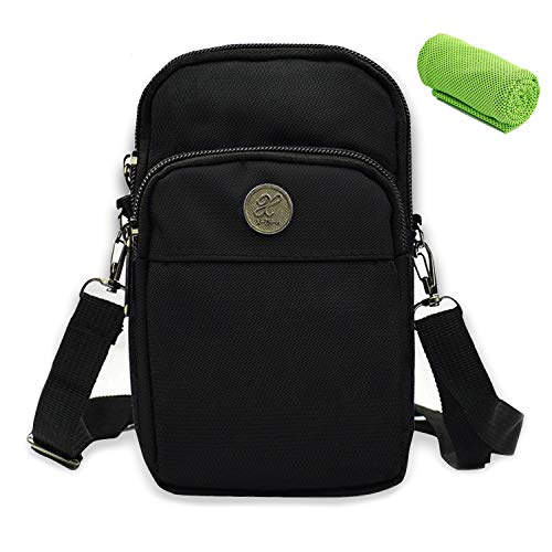 Borsello da Cintura Petto Borsa Crossbody Zaino Spalla Monospalla Impermeabile Marsupio Tattico Sacchetto Zainetto Piccolo Sling Bag a Tracolla per Uomo Donna Running Viaggio Trekking Camminare