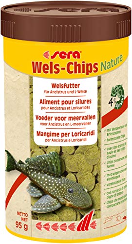 Sera Mangime in Chips, Wels-Chips - 250 ml