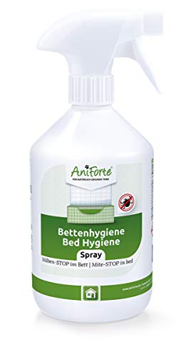 AniForte Bed Hygiene Spray 500 ml - Spray per l'igiene del Letto Contro Acari, cimici, parassiti, Insetti, parassiti, parassiti e Palle di Pelo, Spray per Acari per materassi e dintorni