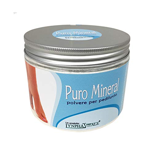 Polvere Pediluvio Puro Mineral - Allume di Potassio in Polvere - Rimedio naturale per calli e piedi gonfi - Elimina dolori e cattivi odori - 500 gr