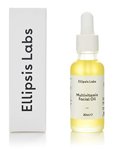 Ellipsis Labs, olio per il viso multivitaminico ricco di vitamine, tutte lavorano insieme per ringiovanire e idratare la pelle, idratante anti invecchiamento profondo 30 ml.