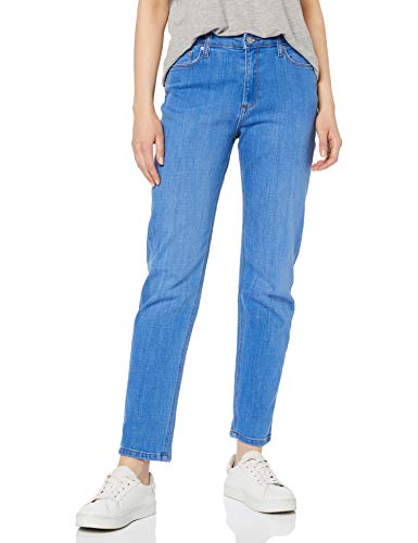 Marchio Amazon - MERAKI Jeans Boyfriend Donna, Blu (Bright Indigo Vintage), 33W / 32L, Label: 33W / 32L
