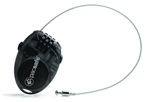 Pacsafe RetractaSafe 100 Secure Retractable Cable Lock Smoke [Sports]