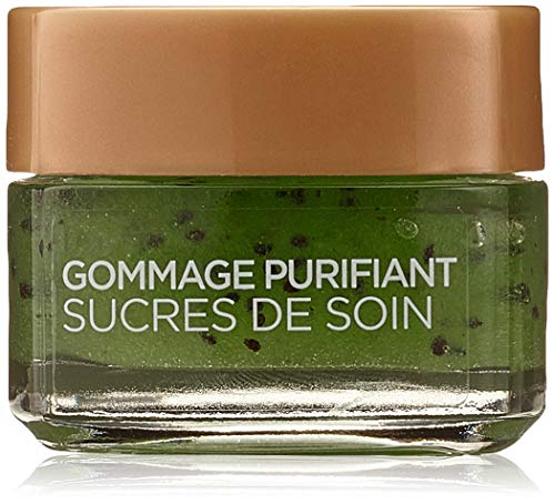 L'Oréal Paris – Scrub purificante per il viso e le labbra – zucchero di cura – 50 ml