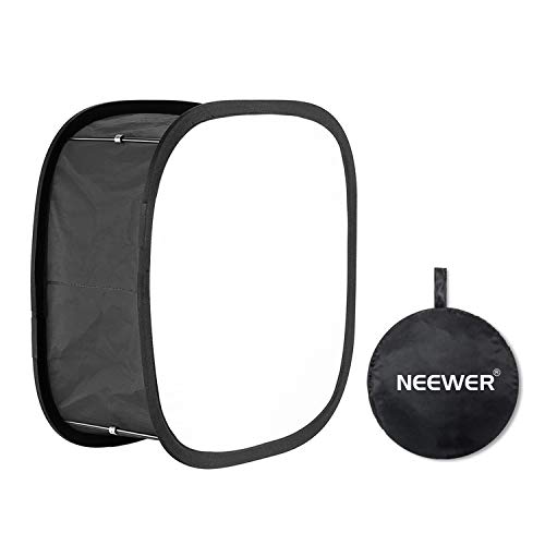 Neewer Softbox LED Luce Panello 480 LED Luce- 9,25x9,25 Pollici, Pieghevole con Nastro di Bloccaggio e Borsa da Trasporto per Ritratti in Studio Fotografico Fotografia Video, Aspetto Naturale