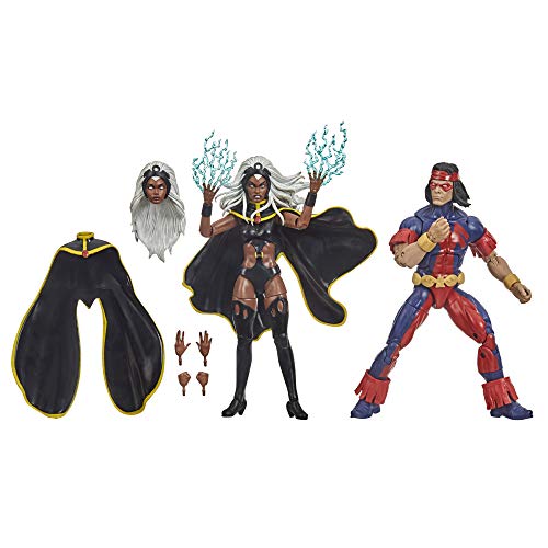 Hasbro Marvel X-Men Series - Action Figure da collezione Storm and Marvel Thunderbird, 15 cm