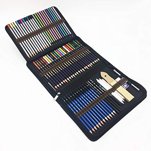 72 Kit Matite Colorate e matite da disegno per Disegnare e Libri da Colorare,Regalo Ideale per Artisti, Adulti e Bambini