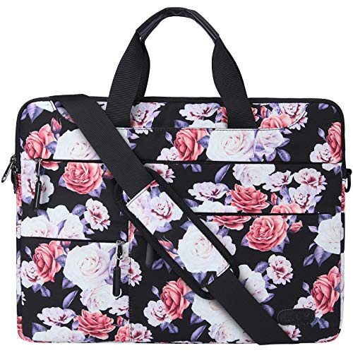 NUBILY Borsa Porta PC Tracolla 14 Pollici Uomo e Donna Laptop Sleeve Borsa Notebook Computer Portatile Sottile Impermeabile Lavoro Viaggio Borsa Grigio Scuro