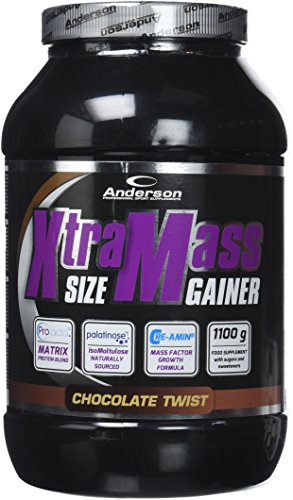 Anderson Research IAF00086990 Xtra Mass Size Gainer, 1100 g, Cioccolato
