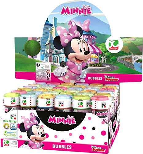 Dulcop- Bolle di Sapone Minnie Disney, Display con 36 Pezzi, Multicolore, 103.538000