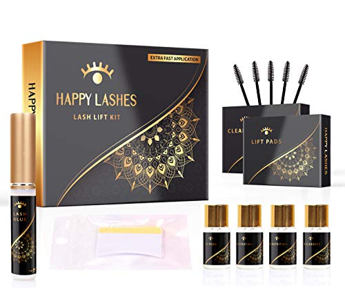 Happy Lashes Kit Professionale per Laminazione e Permanente - Applicazione extra veloce By E Shoppr