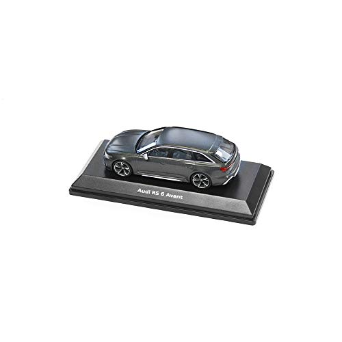 Audi 5012016231 Modellino Auto RS6 Avant Grigio Modello 1:43 in Miniatura