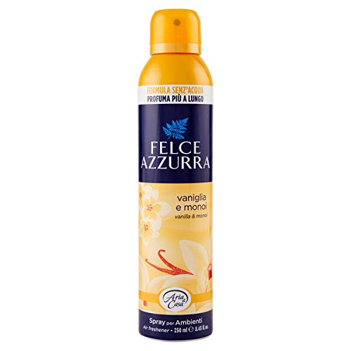 Felce Azzurra Deodorante Ambiente Spray Vaniglia Dorata - Pacco da 1 x 250 ml - Totale: 250 ml