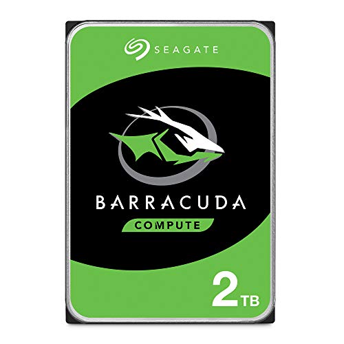 Seagate BarraCuda, Unità Disco Interna da 2 TB, Unità SATA da 6 Gbit/s, 3.5