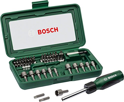 Bosch 2607019504 Set Avvitamento, 46 Pezzi, colori assortiti