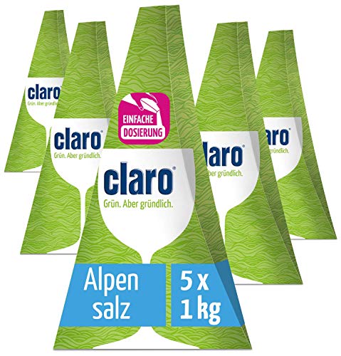 CLARO - Sale per lavastoviglie, 5 kg (5 x 1kg)