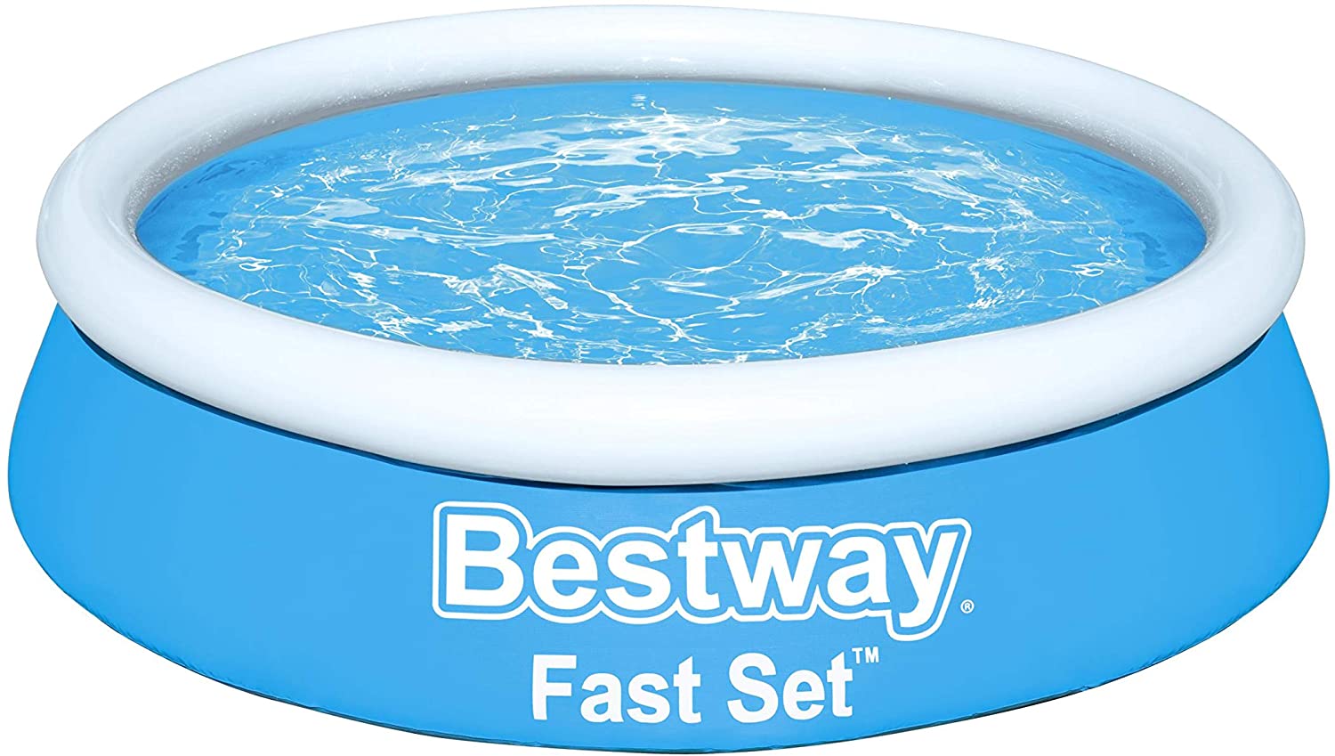 Bestway Fast Set Pool mit Luftring, stellt Sich von selbst Auf 183 x 51 cm 57392, Blu