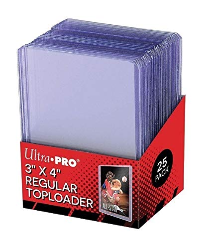 Ultra Pro Toploaders 3 x 4 Gioco di Carte Trasparente Regolare CT25.