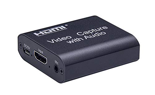measy 4 K HDMI Scheda di Acquisizione Video W/3.5mm Uscita Audio Mic Ingresso Gioco Registrazione Box Supporto USB2.0 USB 3.0 PC Live Streaming Broadcast