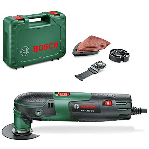 Bosch Home and Garden PMF 220 CE Utensile Multifunzione, W, 220 V, Schwarz, Grün